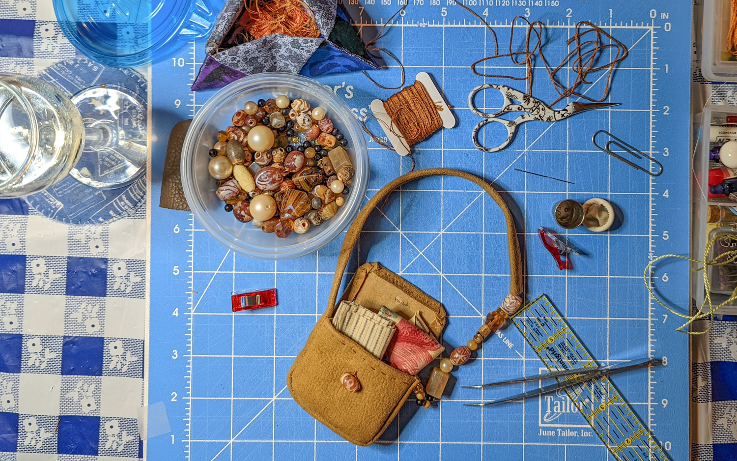 Toni doll's messenger bag.